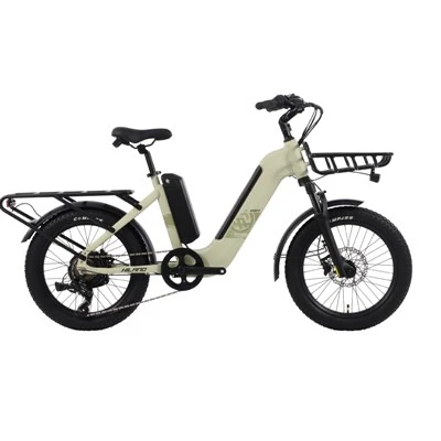 20 -inčni bicikl za masnoću 48V 500W dvostruka baterija Ebike Električni teretni bicikl s 2 košara
